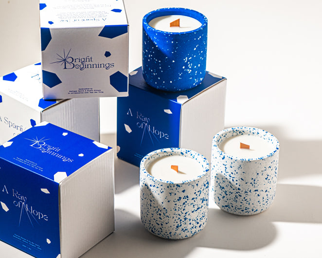 Bright Beginnings: A Spark of Joy Candle