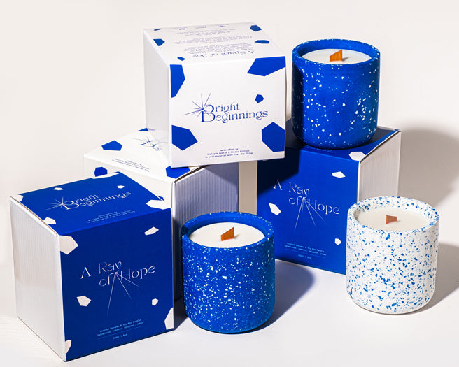 Bright Beginnings: A Ray of Hope Candle