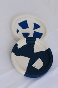 Round Coaster in Chunky Navy
