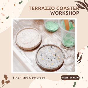 April Terrazzo Coaster Workshop